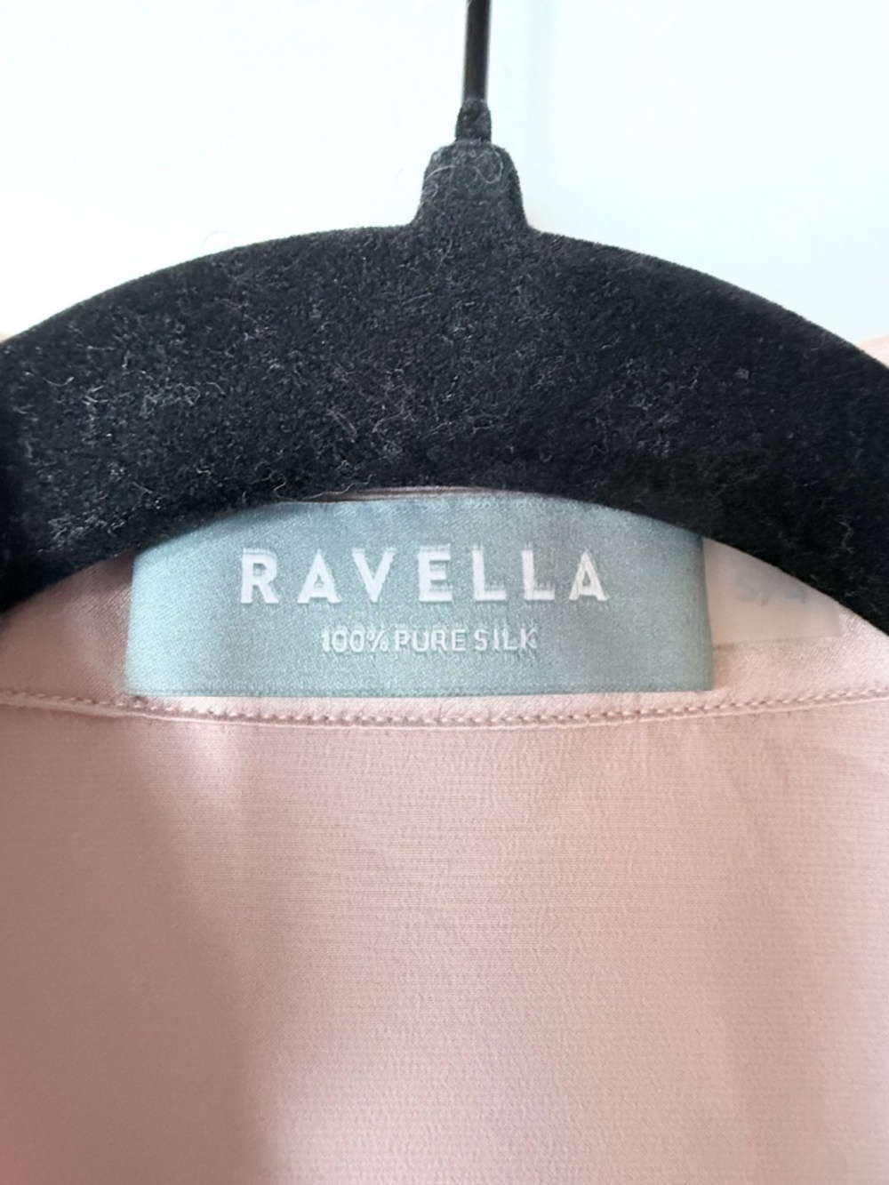 Ravello Milano 100% Silk Blouse Button Down Size Small (4) Bush Pink (X) - Picture 3 of 9